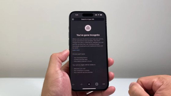 Exit Incognito MOde In iphone