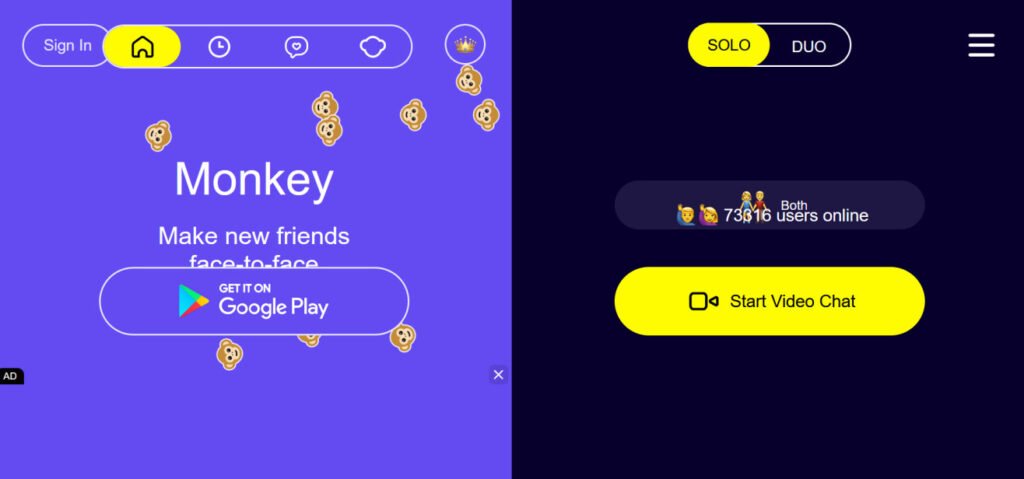 monkey video call 