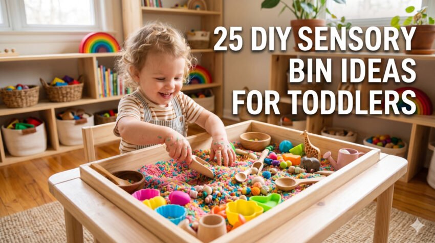 diy sensory bin ideas for toddlers