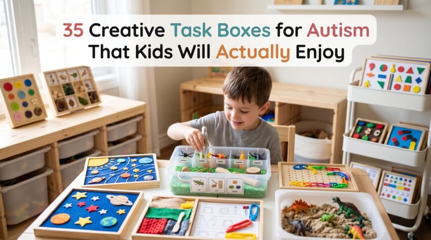Task Boxes for Autism