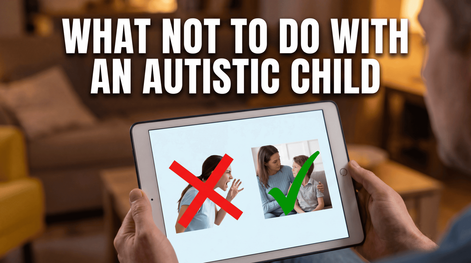 what not to do with autism