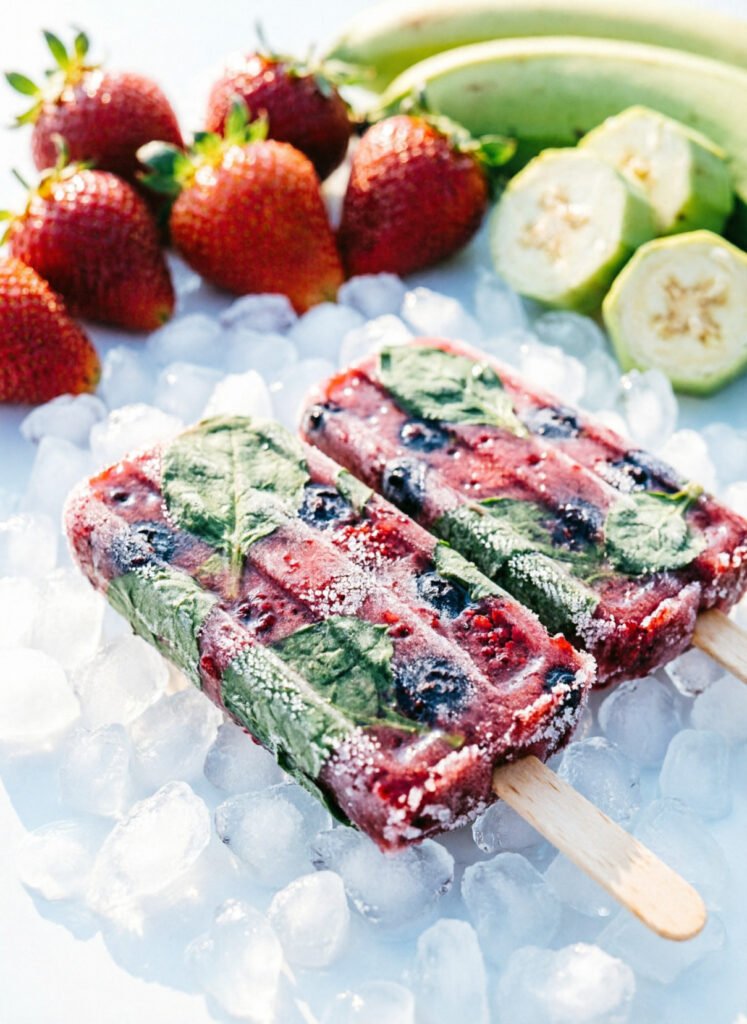 Fruit and Veggie Smoothie Pops