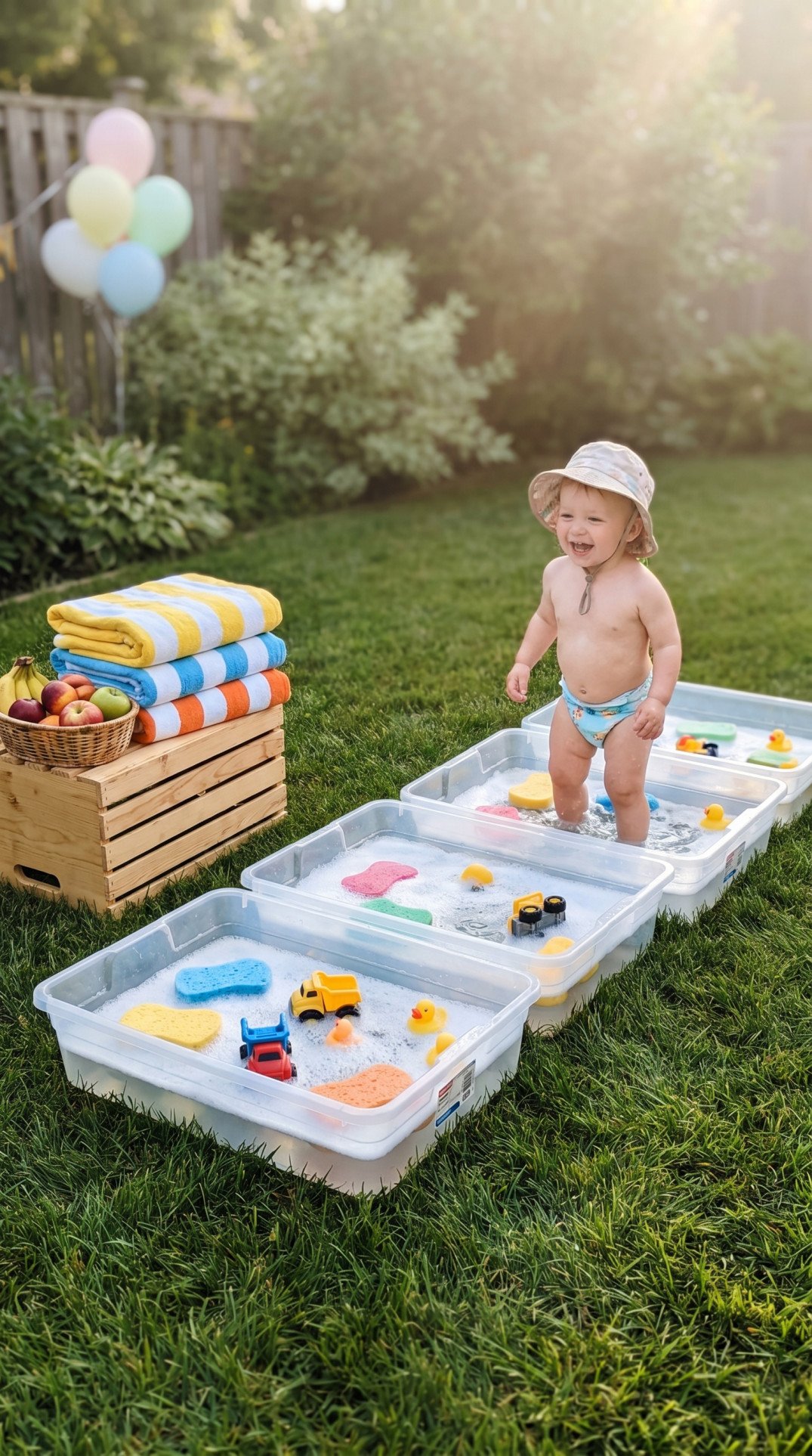 Outdoor Toddler Birthday Splash Party